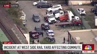 Large groups of people seen stealing from freight trains on Metra line