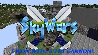 Minecraft Skywars: I WON WITH A TNT CANNON (Feelz was there to)