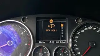 HOW TO ENABLE JACK MODE | VW TOUREG (Volkswagen pneumatic suspension)