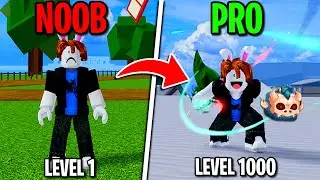 Noob to Pro, but as a COMPLETE BEGINNER (Blox Fruits) | Part 8