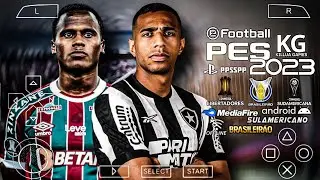 Pes 2023 PPSSPP Sul-Americano  Brasileirão e Libertadores Com Elencos+Uniformes Atualizados