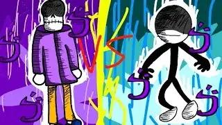 Баггер Скелетонович VS Серёга ТВ                    анимация