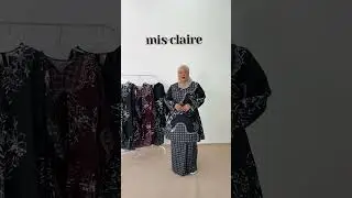 Mis Claire Plus Size Purnama Malaysian Batik Kurung Pahang Set