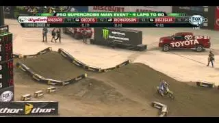 Blake Baggett Crash 250 Main Event AMA Supercross 2014 Toronto