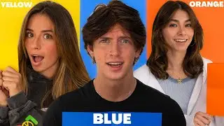 Eating Only ONE Color of Food for 24 Hours Challenge!
