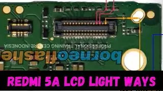 Redmi 5a display light problem and solution||Redmi 5a lcd ligh ways||