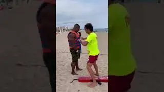 un día sitiado en las playas de Santa Susana Barcelona