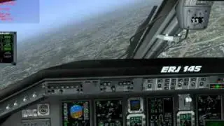 FS9 ERJ145 flight - Part 5 - Landing