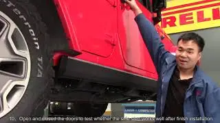 How to install JEEP Wrangler JK Power Side Step