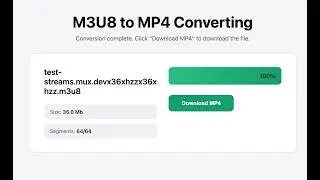 Detect and download HLS (m3u8) streams and MP4 videos from any site. Play or convert to MP4