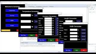 Unit Converter using Java GUI [5 Frame] - Source Code