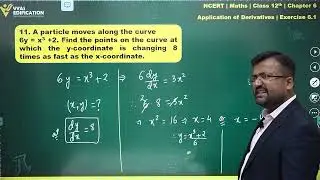 NCERT 12th Maths Chapter 06 Exercise 6 1 Q 11 Application of Derivatives