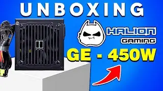 La Fuente De Poder Real Mas Barata Con Un Buen Rendimiento ✅ Unboxing HALION GE - 450W