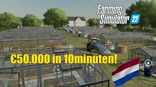 SNEL GELD VERDIENEN met Broeikassen in FARMING SIMULATOR 22 (Nederlands)