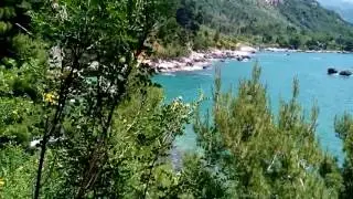 Дикие пляжи Черногории. beach montenegro