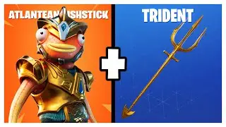 Atlantean Fishstick Skin Combos| Atlantean Fishstick Fortnite Combos | Atlantean Fishstick Gameplay!