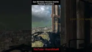 500 IQ Precision Airstrike (feat. ScopeShot) #shorts