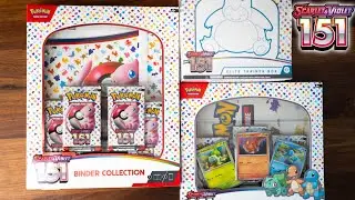 Unboxing My First Pokemon 151 Bundles [No Commentary]