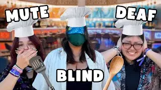 BLIND, DEAF, AND MUTE CHALLENGE | Making Cookies!