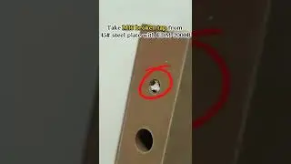 Take M16 Broken Tap From 45# Steel Plate with SFX EDM-2000B