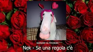 Караоке на русском - Nek - Se una regola c'è