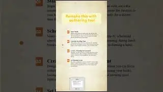 New ways to present bullet points (with authoring tool)