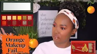 I Tried the New Danessa Myricks Lift and Flex Concealer & Orange Eyeshadow Makeup Look.