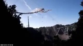 EXCLUSIVE FOOTAGE: Inside the Arecibo Observatory during Collapse!