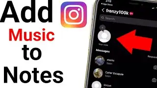 How to Add music on Instagram notes (New Update) 2024