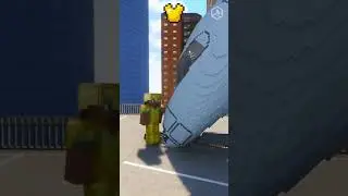 Testing Minecraft Armor Resistances 😱 (Teardown) #shorts