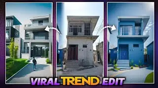 BEFORE AND AFTER HOUSE ARCHITECT AI REELS TUTORIAL || TRENDING REELS TUTORIAL ✨