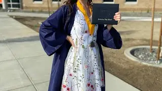 Making my Graduation Dress | Fashion tiktok DIY sewing video