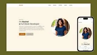 Design Your Personal Responsive Portfolio Website with HTML and CSS | with Source Code