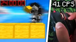 I WORKED GOD BRIDGE FOR 24 HOURS! *how to make god bridge* - craftrise bedwars minecraft