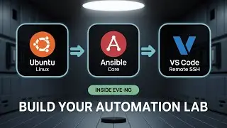 How to Build Home Automation Lab in EVE-NG(Linux + Ansible + VS Code Remote SSH)