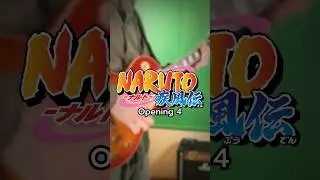 🎸Naruto Shippuden OP4 -『CLOSER』by Joe Inoue 🍃 #anime #guitar #naruto #shorts