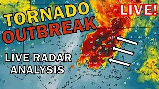 LIVE - Tornado Outbreak Coverage over MS River Valley 04.13.22