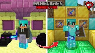 EXPLORING END CITIES FOR BETTER ARMOR AND TOOLS | MINECRAFT HARDCORE #3