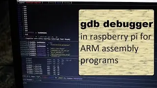 How to use gdb debugger in raspberry pi for ARM assembly programs