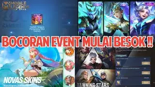 BOCORAN EVENT COLLAB ANIME, SKIN ZODIAC SELENA & KARINA, SKIN HARIT EVOS, RONDE 2 DAWNING STARS DLL