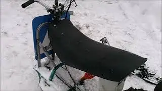Ларвен с одной управляемой лыжей