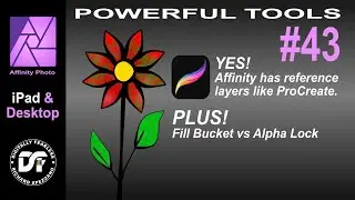 Affinity has Procreate reference layers plus using Alpha lock vs fill tutorial. iPad and Desktop