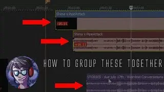 How to attach tracks together in Sony Vegas Pro (any) | 2018 | CivilSpider