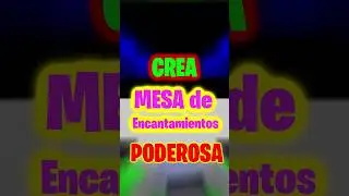 🖖👽 Como HACER la mesa de ENCANTAMIENTOS A NIVEL MÁXIMO 😎👌 EN MINECRAFT 1.21🤙🤑🍷 #telodijoeldatwin