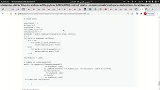 pytorch violence detection in video walkthrough