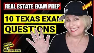 10 Texas Real Estate Practice Questions  | YouTube AgentPrep Live!