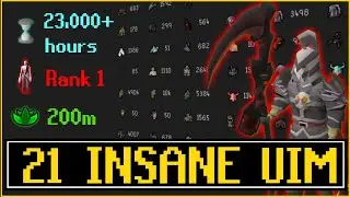 21 INSANE Ultimate Ironman Accounts [Unique UIM SEASON ONE FULL]