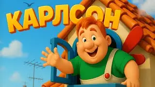 Малыш и Карлсон | Карлсон на крыше — Весёлая песенка  клип для детей