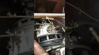 Катер Чайка 452. Работа редуктора Сррп-26-1.5 и карданного шарнира.