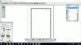 How to create Border in Pagemaker 7.0 | step by step tutorial